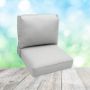 Deep Seating Patio Chair Cushions | Center Seam Style | Sunbrella