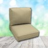 Deep Seating Patio Chair Cushions | Center Seam Style | Sunbrella