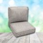 Deep Seating Patio Chair Cushions | Center Seam Style | Sunbrella