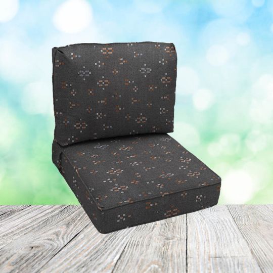 Deep Seating Patio Chair Cushions | Center Seam Style | Sunbrella