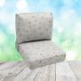 Deep Seating Patio Chair Cushions | Center Seam Style | Sunbrella