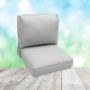Deep Seating Patio Chair Cushions | Center Seam Style | Sunbrella