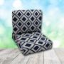 Deep Seating Patio Chair Cushions | Center Seam Style | Sunbrella