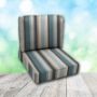 Deep Seating Patio Chair Cushions | Center Seam Style | Sunbrella
