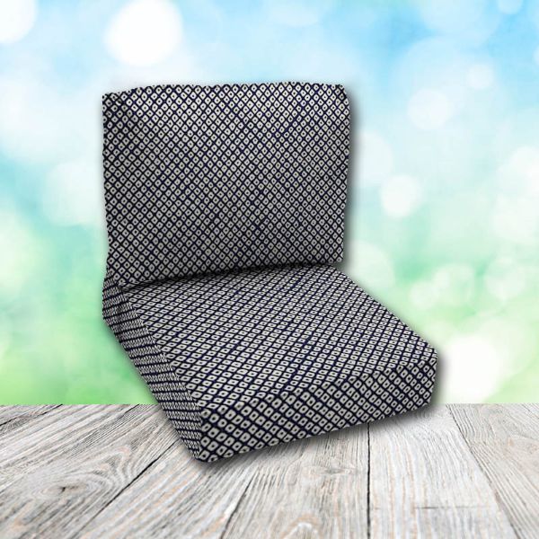 Deep Seating Patio Chair Cushions | Center Seam Style | Sunbrella