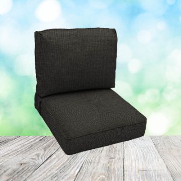 Deep Seating Patio Chair Cushions | Center Seam Style | Sunbrella