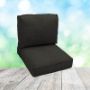 Deep Seating Patio Chair Cushions | Center Seam Style | Sunbrella