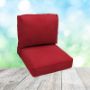 Deep Seating Patio Chair Cushions | Center Seam Style | Sunbrella