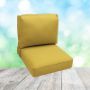 Deep Seating Patio Chair Cushions | Center Seam Style | Sunbrella