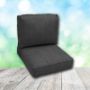 Deep Seating Patio Chair Cushions | Center Seam Style | Sunbrella