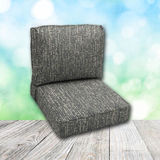 Deep Seating Patio Chair Cushions | Center Seam Style | Sunbrella