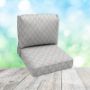 Deep Seating Patio Chair Cushions | Center Seam Style | Sunbrella