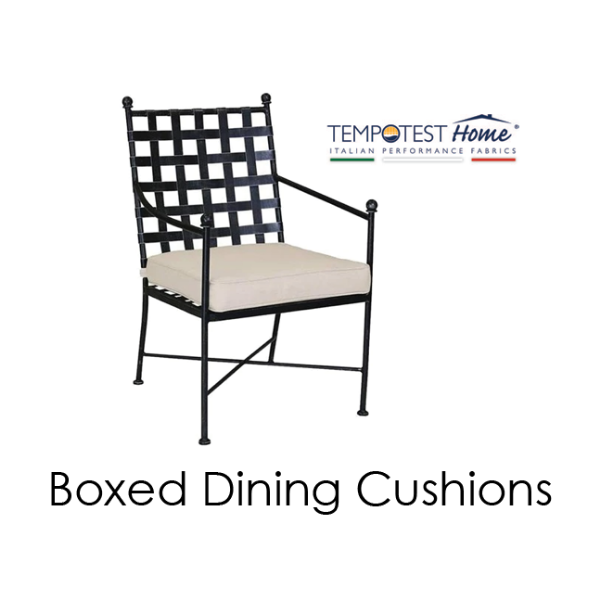 Picture of Boxed Dining Cushions Tempotest Fabrics