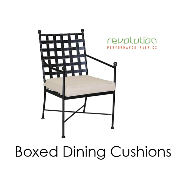 Picture of Boxed Dining Cushions Revolution Fabrics 