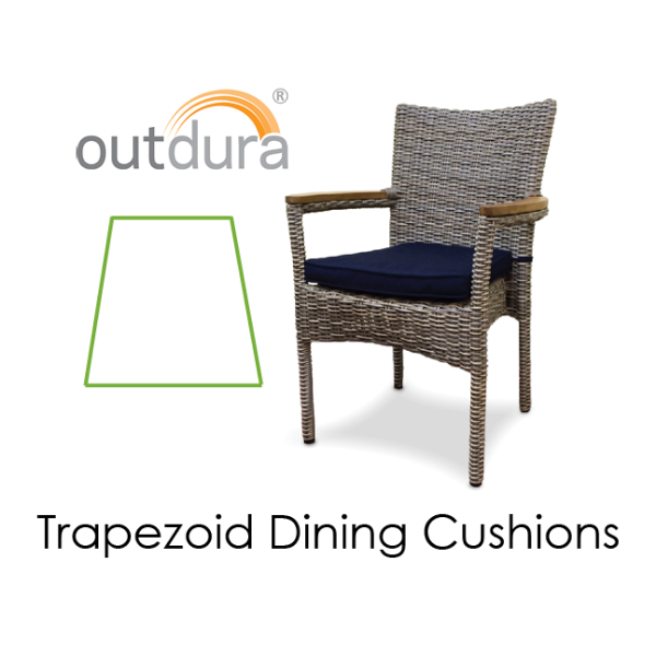 Picture of Trapezoid Seat Cushion Outdura Fabrics