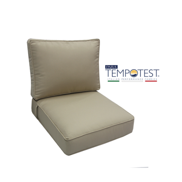 Picture of Boxed Seat & Back Tempotest Fabrics