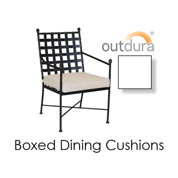 Picture of Boxed Dining Cushions Outdura Fabrics