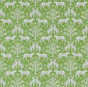 Sunbrella Jaipur Frame Chive outdoor fabric for patio furniture cushions and outdoor pillows