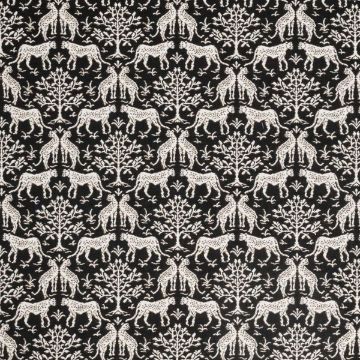 Sunbrella Jaipur Frame Onyx outdoor fabric for patio furniture cushions and outdoor pillows