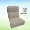 Sunbrella Bliss Sand Hanamint Replacement Cushions Club Chair | Estate Back
