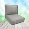 Cascadia Outdoor Cushions make custom outdoor patio furniture cushions for any style of patio furniture in Sunbrella Outdoor Fabrics