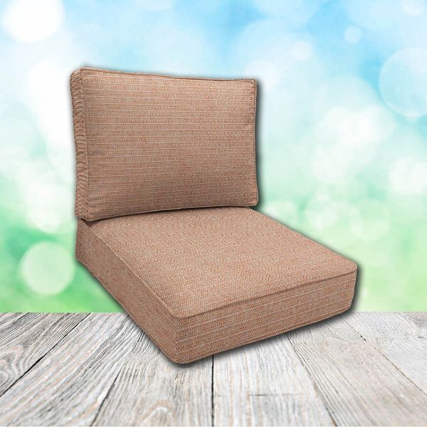 Cascadia Outdoor Cushions make custom outdoor patio furniture cushions for any style of patio furniture in Sunbrella Outdoor Fabrics