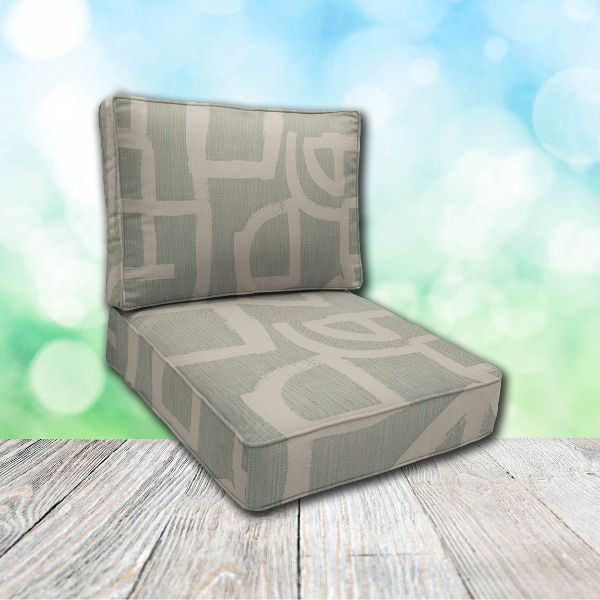 Cascadia Outdoor Cushions make custom outdoor patio furniture cushions for any style of patio furniture in Sunbrella Outdoor Fabrics