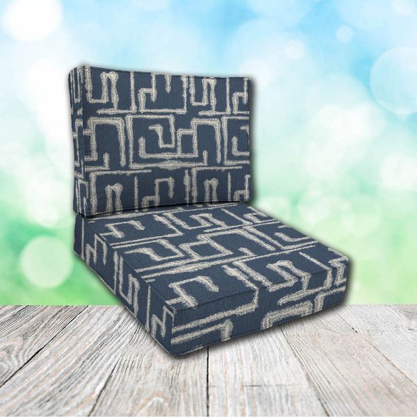 Cascadia Outdoor Cushions make custom outdoor patio furniture cushions for any style of patio furniture in Sunbrella Outdoor Fabrics