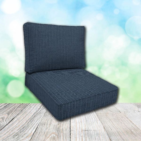 Cascadia Outdoor Cushions make custom outdoor patio furniture cushions for any style of patio furniture in Sunbrella Outdoor Fabrics