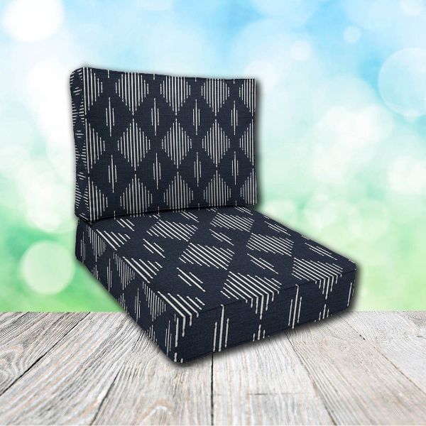 Cascadia Outdoor Cushions make custom outdoor patio furniture cushions for any style of patio furniture in Sunbrella Outdoor Fabrics