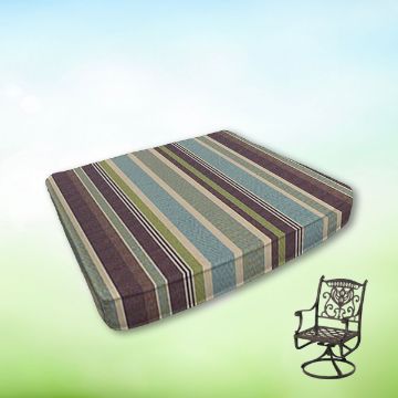 Sunbrella Brannon Whisper Hanamint Dining Chair Seat | Curved Front in 3 sizes