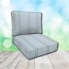 Cascadia Outdoor Cushions make custom outdoor patio furniture cushions for any style of patio furniture in Sunbrella Outdoor Fabrics