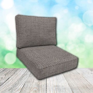 Cascadia Outdoor Cushions make custom outdoor patio furniture cushions for any style of patio furniture in Sunbrella Outdoor Fabrics