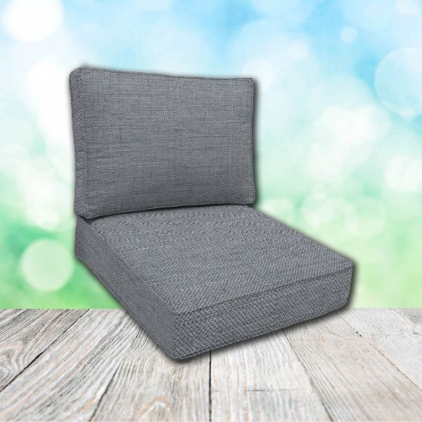 Cascadia Outdoor Cushions make custom outdoor patio furniture cushions for any style of patio furniture in Sunbrella Outdoor Fabrics
