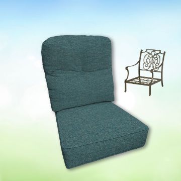Sunbrella Hanamint Replacement Cushions Club Chair | Estate Back