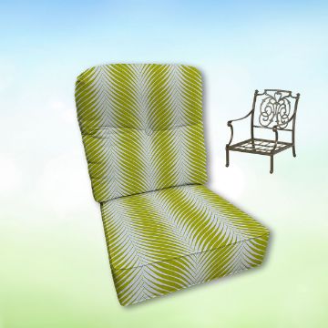 Sunbrella Hanamint Replacement Cushions Club Chair | Estate Back