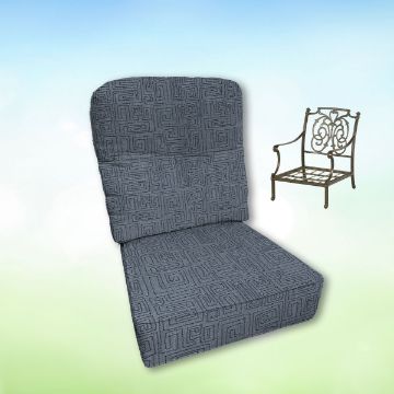 Sunbrella Hanamint Replacement Cushions Club Chair | Estate Back