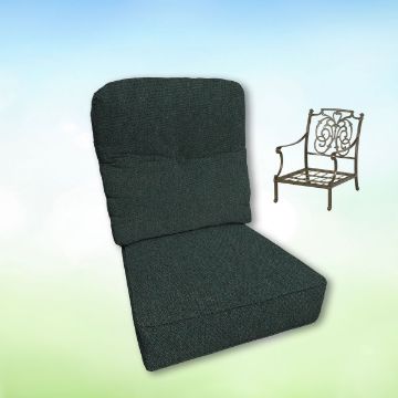 Sunbrella Hanamint Replacement Cushions Club Chair | Estate Back