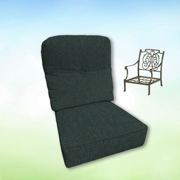 Sunbrella Hanamint Replacement Cushions Club Chair | Estate Back