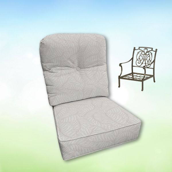 Sunbrella Hanamint Replacement Cushions Club Chair | Estate Back
