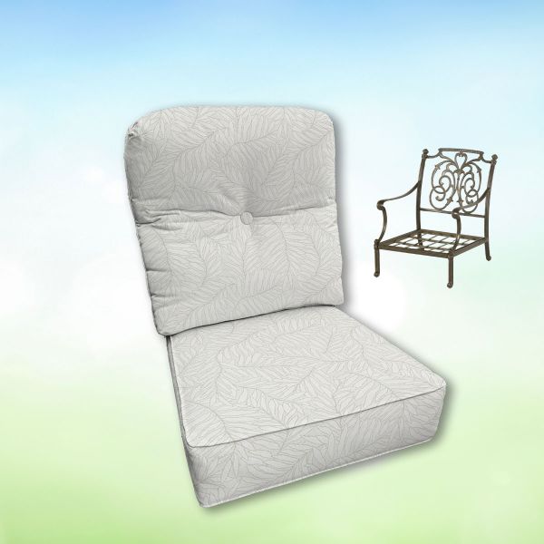 Sunbrella Hanamint Replacement Cushions Club Chair | Estate Back