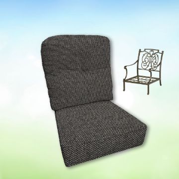 Sunbrella Hanamint Replacement Cushions Club Chair | Estate Back
