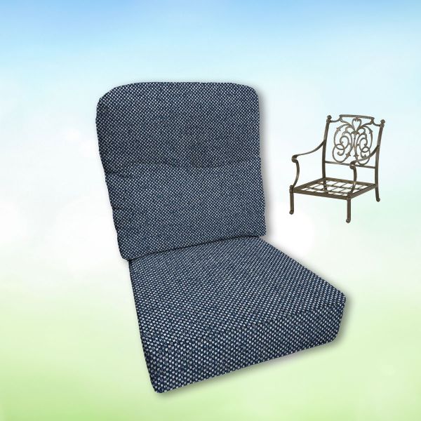 Sunbrella Hanamint Replacement Cushions Club Chair | Estate Back