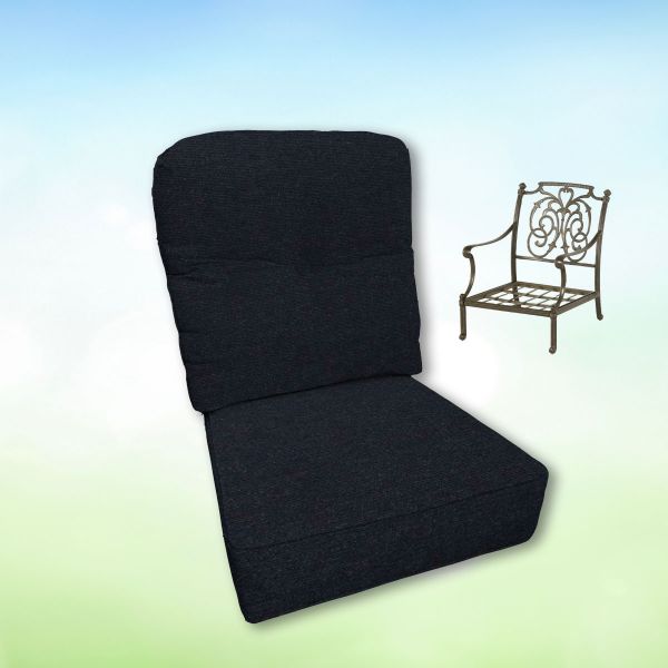 Sunbrella Hanamint Replacement Cushions Club Chair | Estate Back