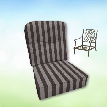Sunbrella Hanamint Replacement Cushions Club Chair | Estate Back
