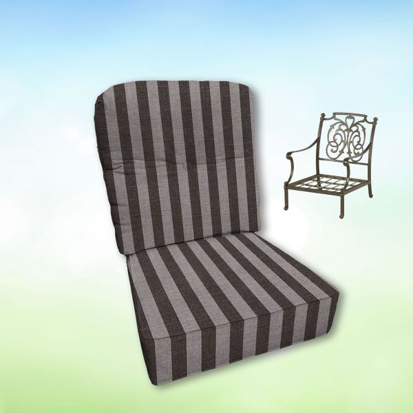 Sunbrella Hanamint Replacement Cushions Club Chair | Estate Back