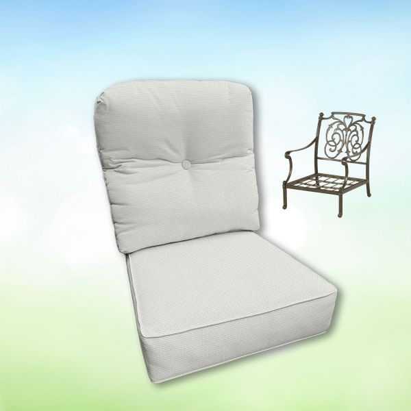 Sunbrella Hanamint Replacement Cushions Club Chair | Estate Back