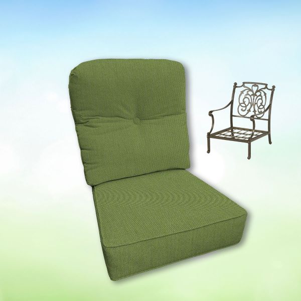 Sunbrella Hanamint Replacement Cushions Club Chair | Estate Back