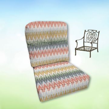 Sunbrella Hanamint Replacement Cushions Club Chair | Estate Back