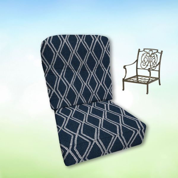 Sunbrella Hanamint Replacement Cushions Club Chair | Estate Back